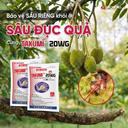 Giải pháp phòng trừ sâu đục quả và bảo vệ năng suất sầu riêng hiệu quả