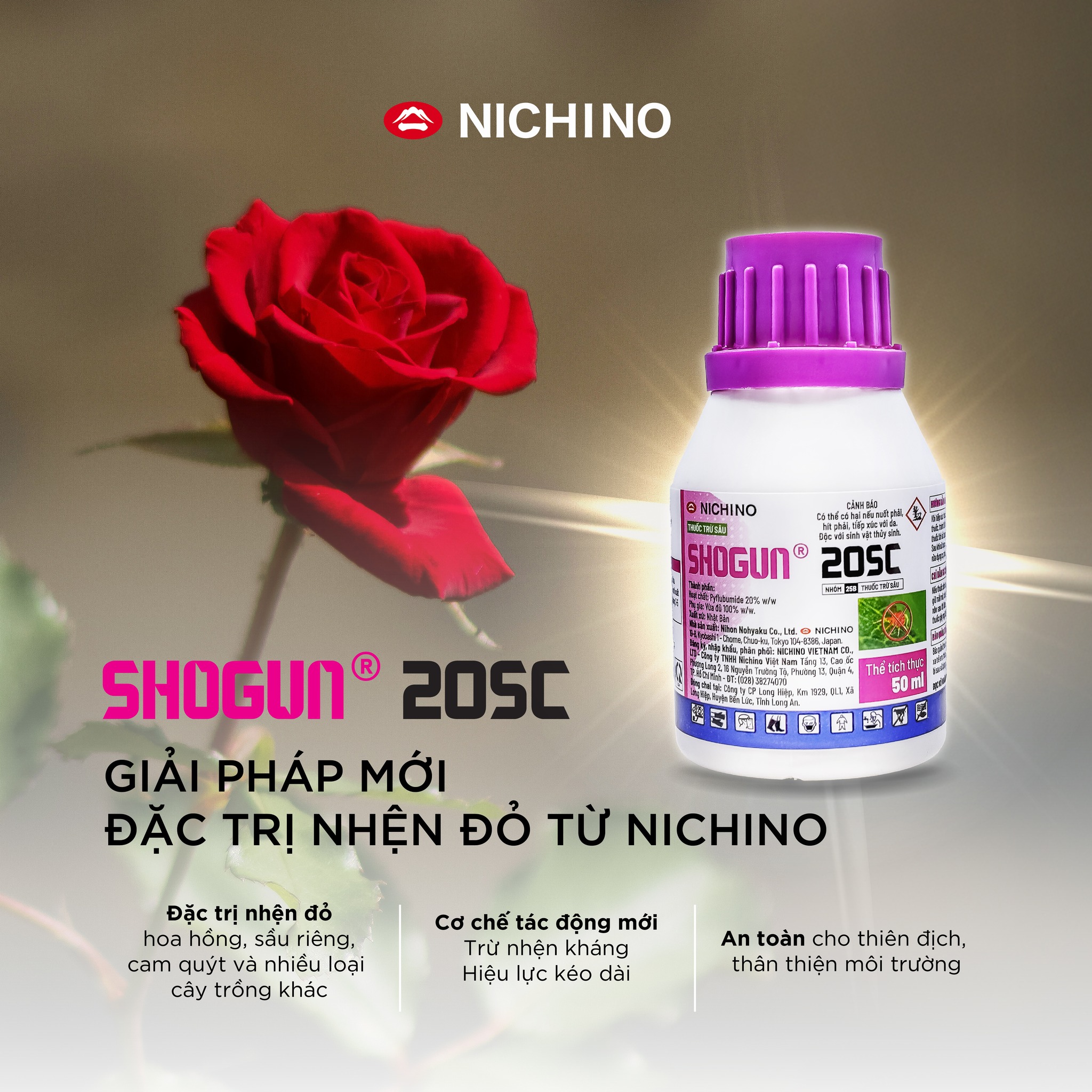 Giải pháp mới đặc trị nhện đỏ từ Nichino Giải pháp mới đặc trị nhện đỏ từ Nichino