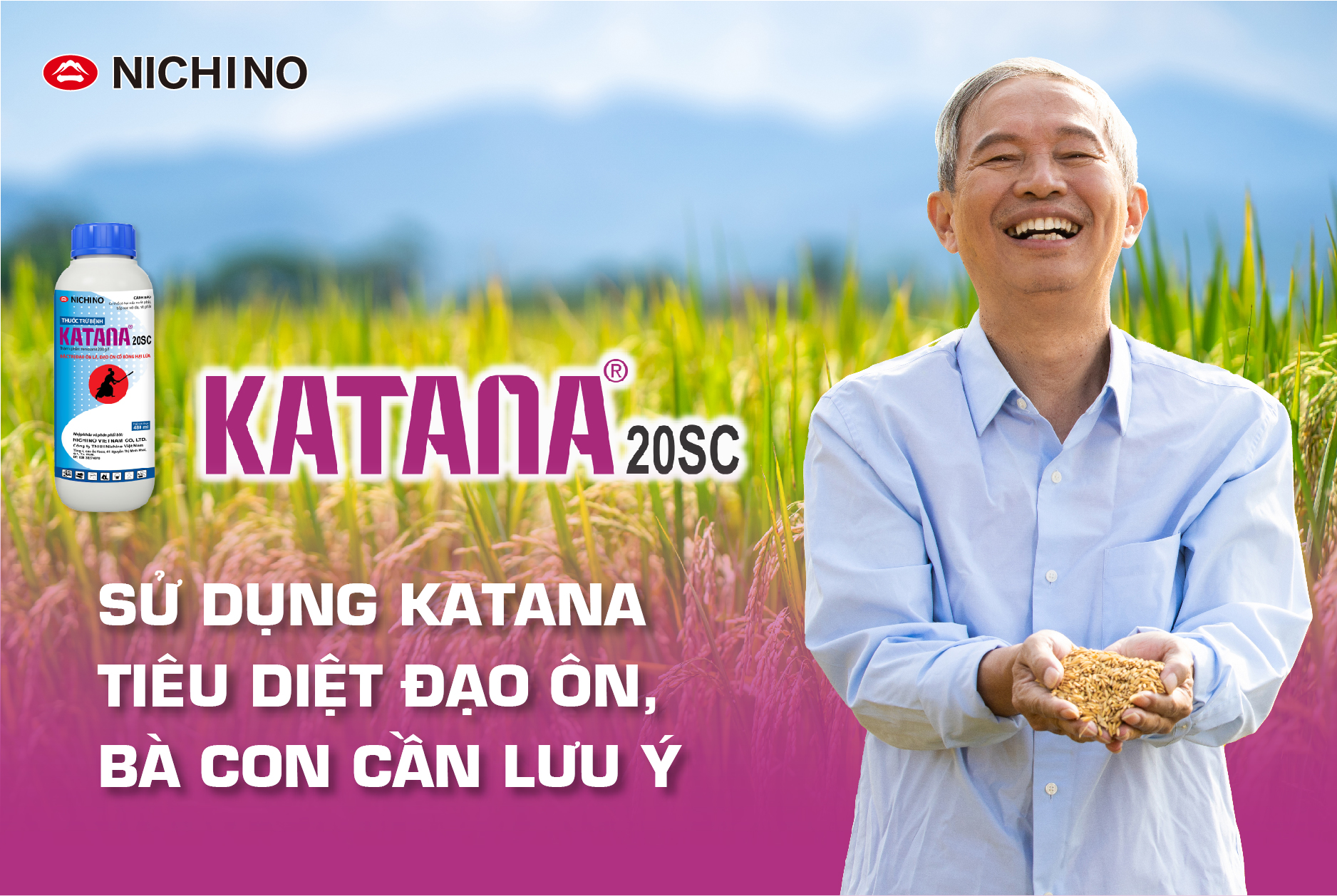 Mẹo dùng Katana 20sc đặc trị đạo ôn Mẹo dùng Katana 20sc đặc trị đạo ôn