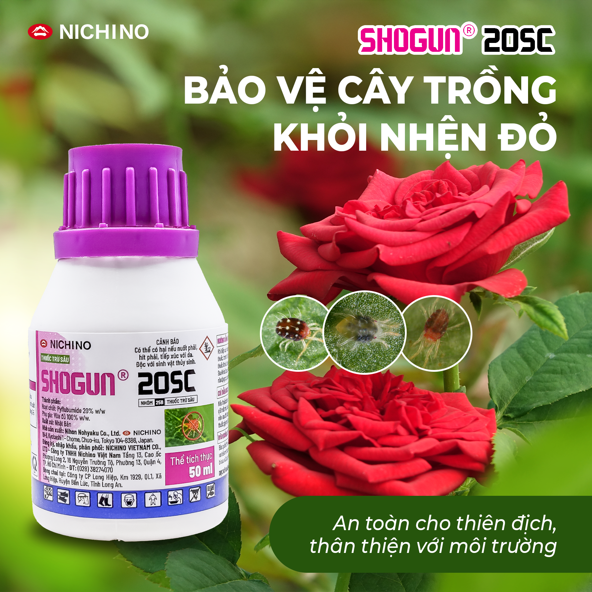 Shogun 20sc giải pháp trị nhện đỏ Shogun 20sc giải pháp trị nhện đỏ