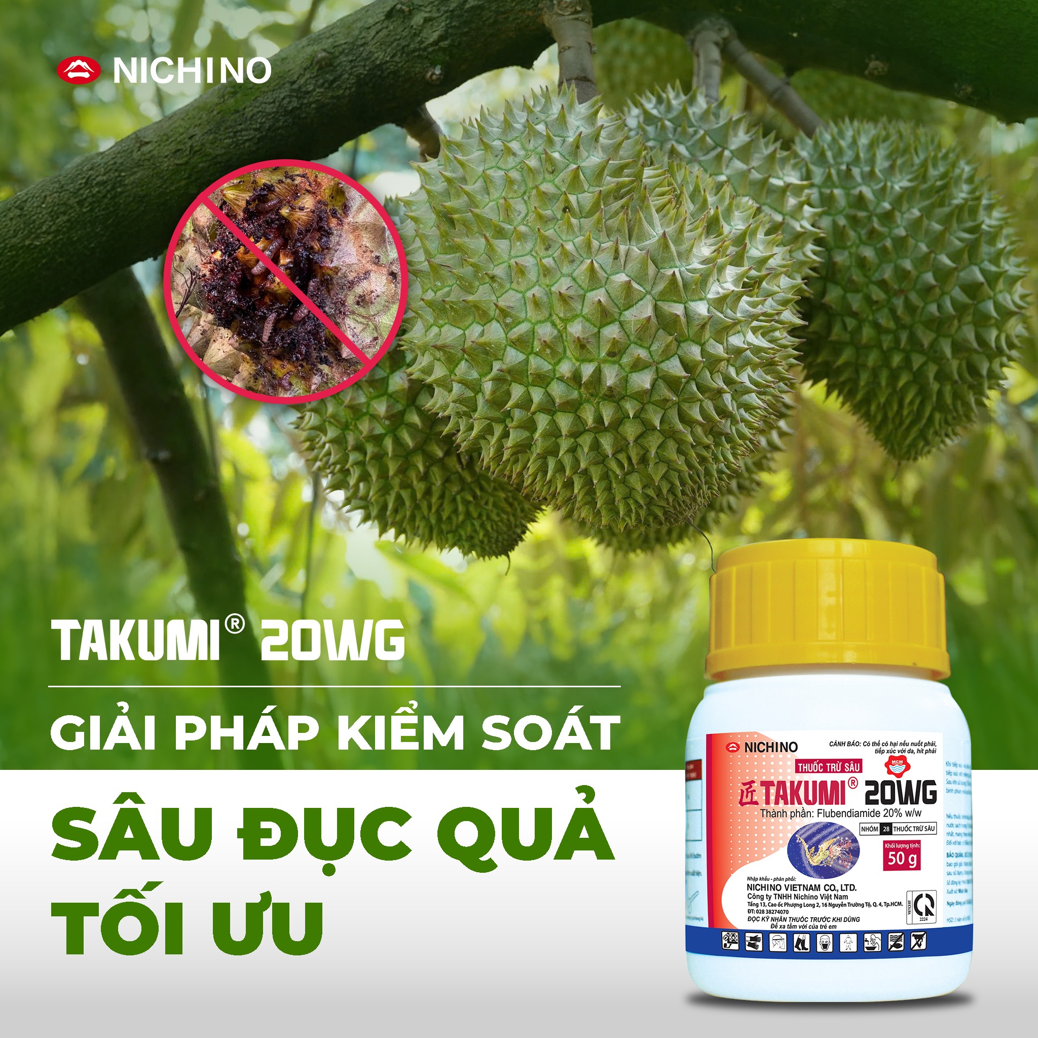 Takumi-20wg giải pháp cho sâu đục quả tối ưu Takumi-20wg giải pháp cho sâu đục quả tối ưu